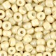 Seed beads 6/0 (4mm) Soft creamy yellow